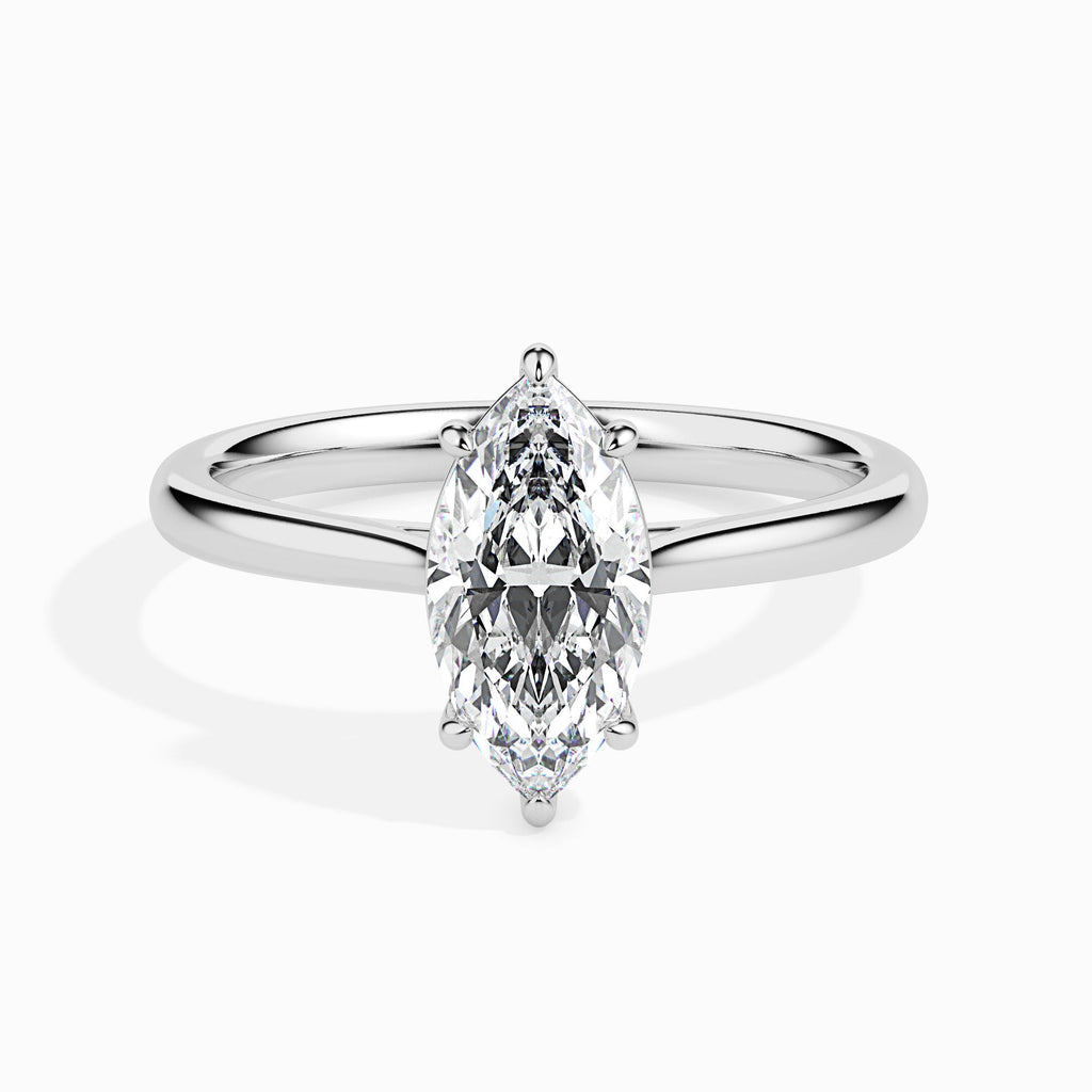 Vipin 0.5ct Marquise Moissanite Solitaire Ring for women by Cutiefy