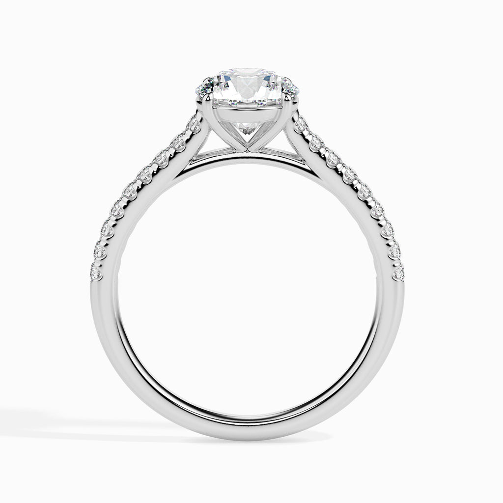 Bhisaj 2.18ct Round Moissanite Engagement Ring for women by Cutiefy