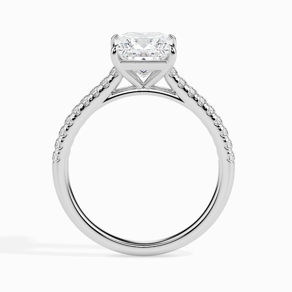 Artha 2.18ct Princess Moissanite Engagement Ring for women by Cutiefy