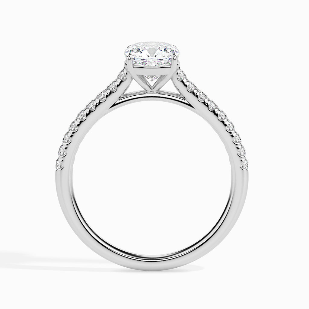 Sorelli 0.65ct Round Moissanite Engagement Ring for women by Cutiefy