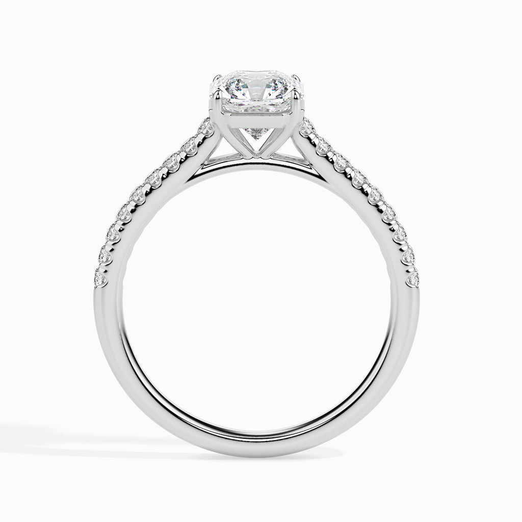 Meals 1.18ct Radiant Moissanite Engagement Ring for women by Cutiefy