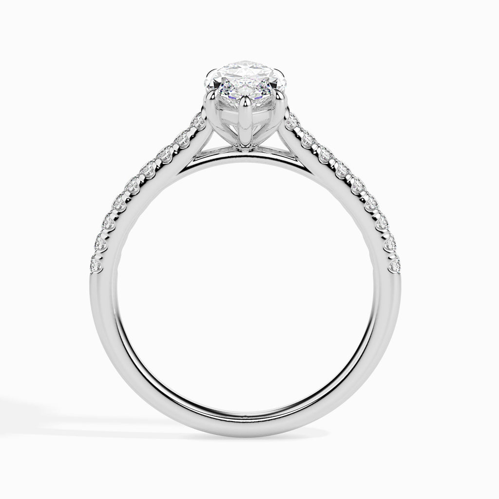Iconic 0.65ct Marquise Moissanite Engagement Ring for women by Cutiefy