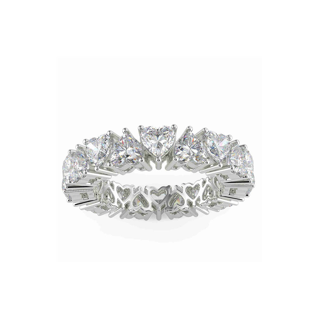 Moissanite solitaire Frame silver ring for women