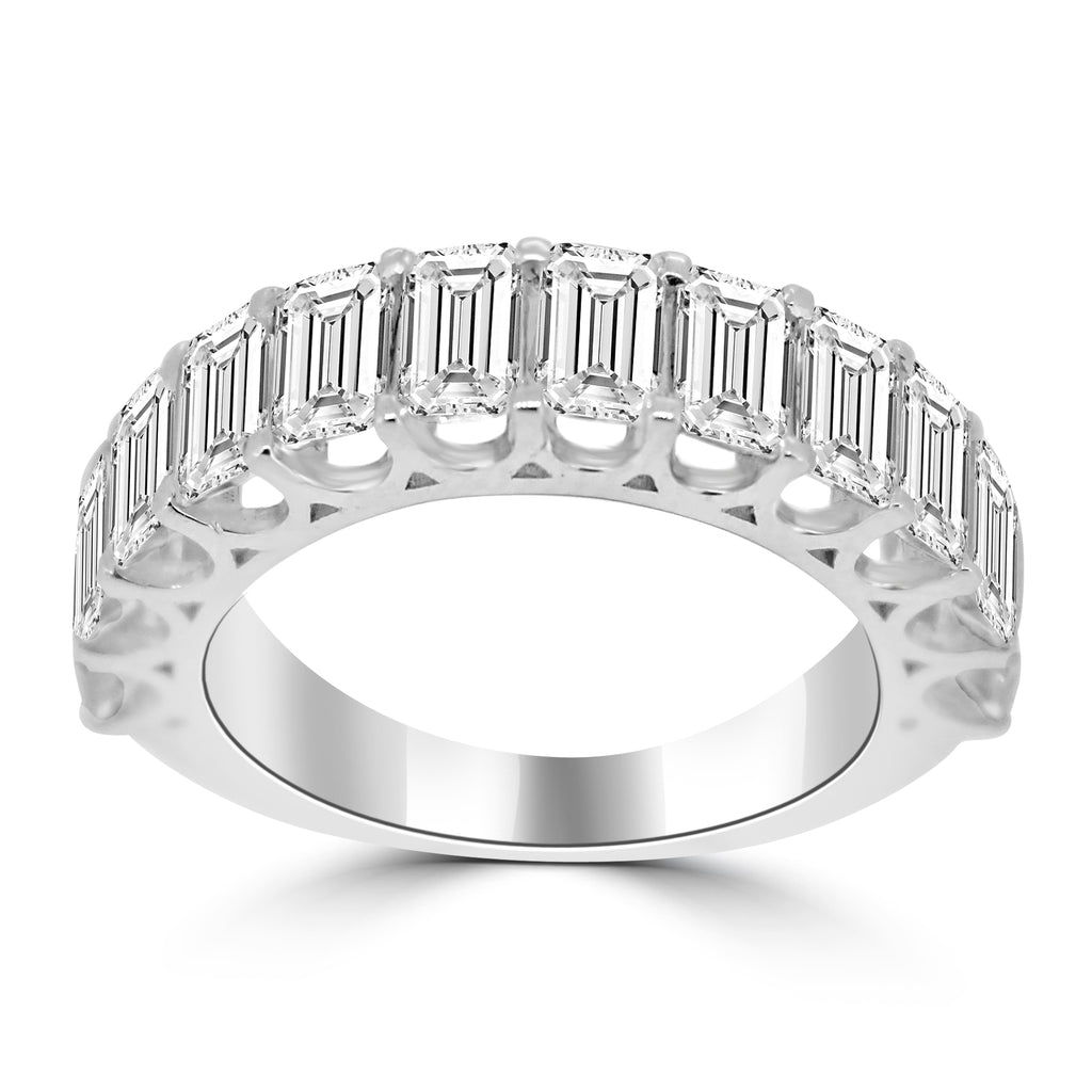 Moissanite solitaire Facet silver ring for women