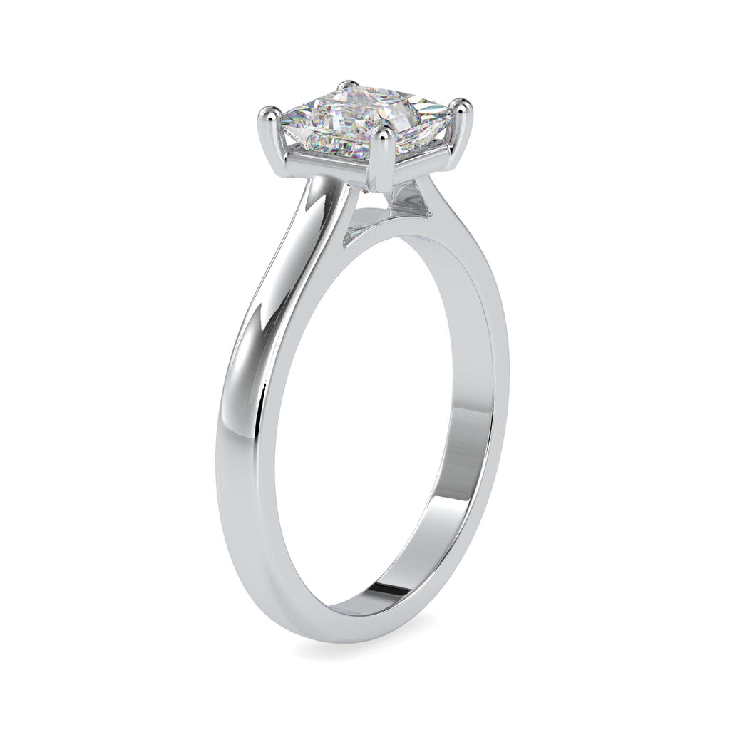Sol 1.35ct Princess Moissanite Solitaire Ring for women by Cutiefy