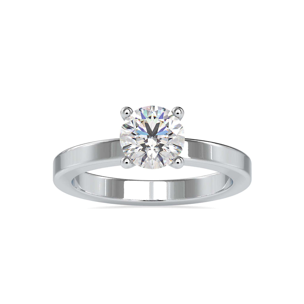 Lillian 1.15ct  Round Moissanite Solitaire Ring for women by Cutiefy