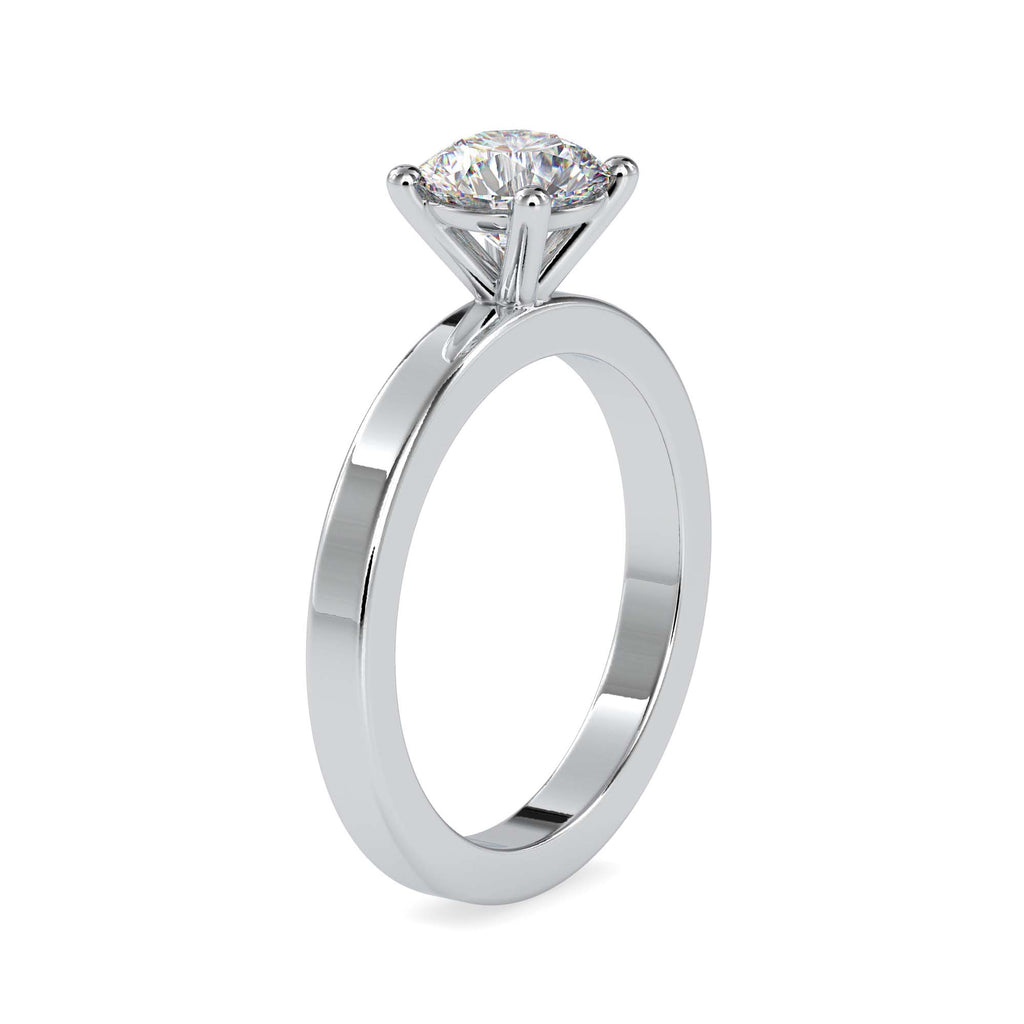 Lillian 1.15ct  Round Moissanite Solitaire Ring for women by Cutiefy