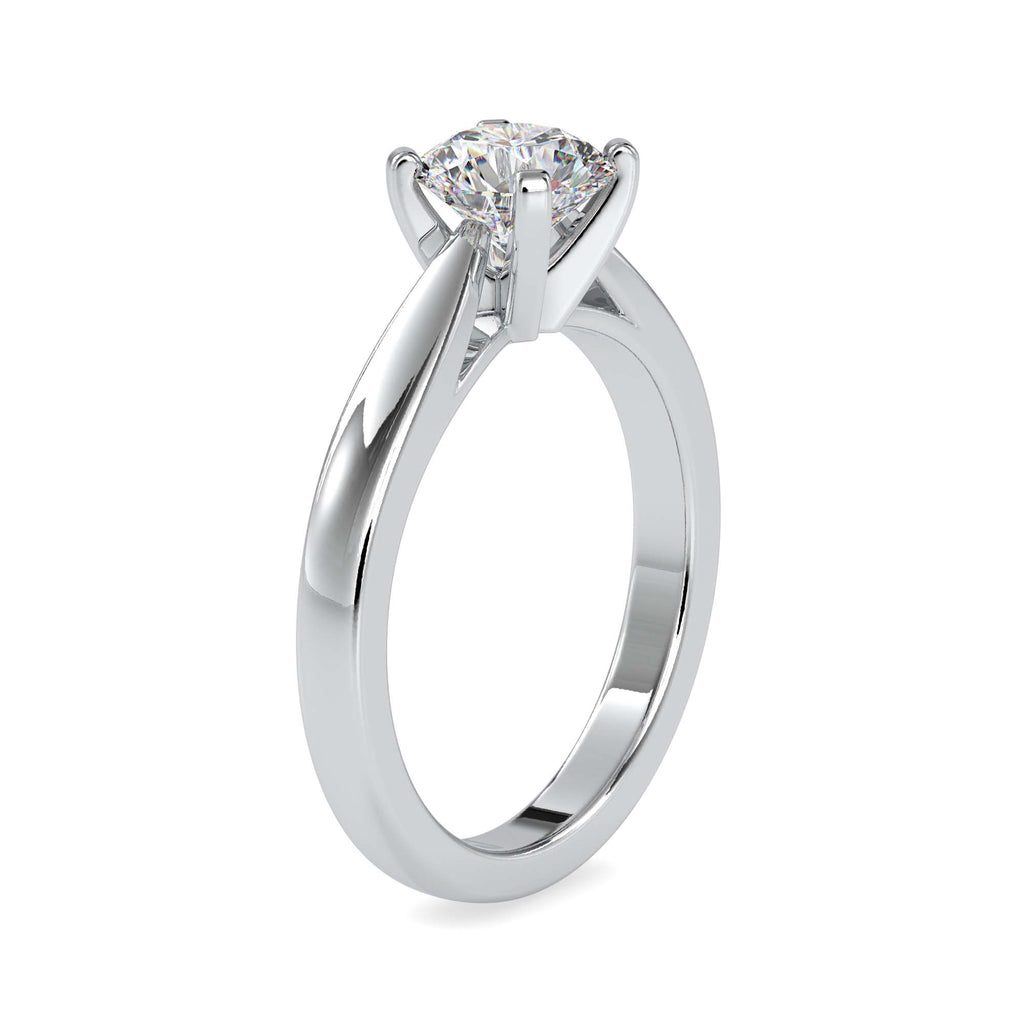Myra 1.14ct Round Moissanite Solitaire Ring for women by Cutiefy
