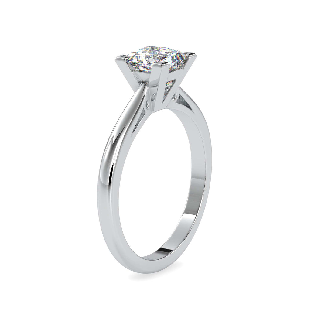 Arch 1.23ct Princess Moissanite Solitaire Ring for women by Cutiefy