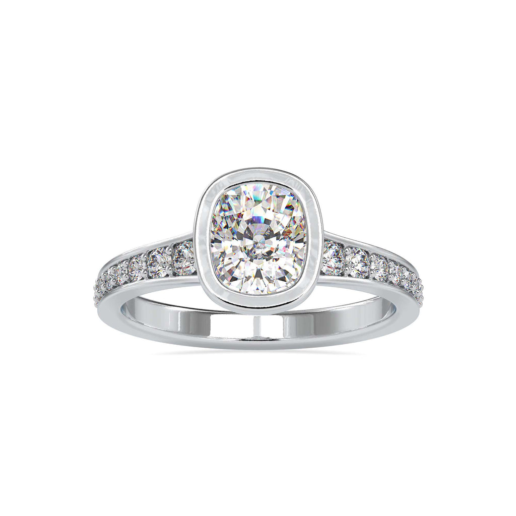 Harper 2.03ct Oval Moissanite Engagement Ring for women by Cutiefy