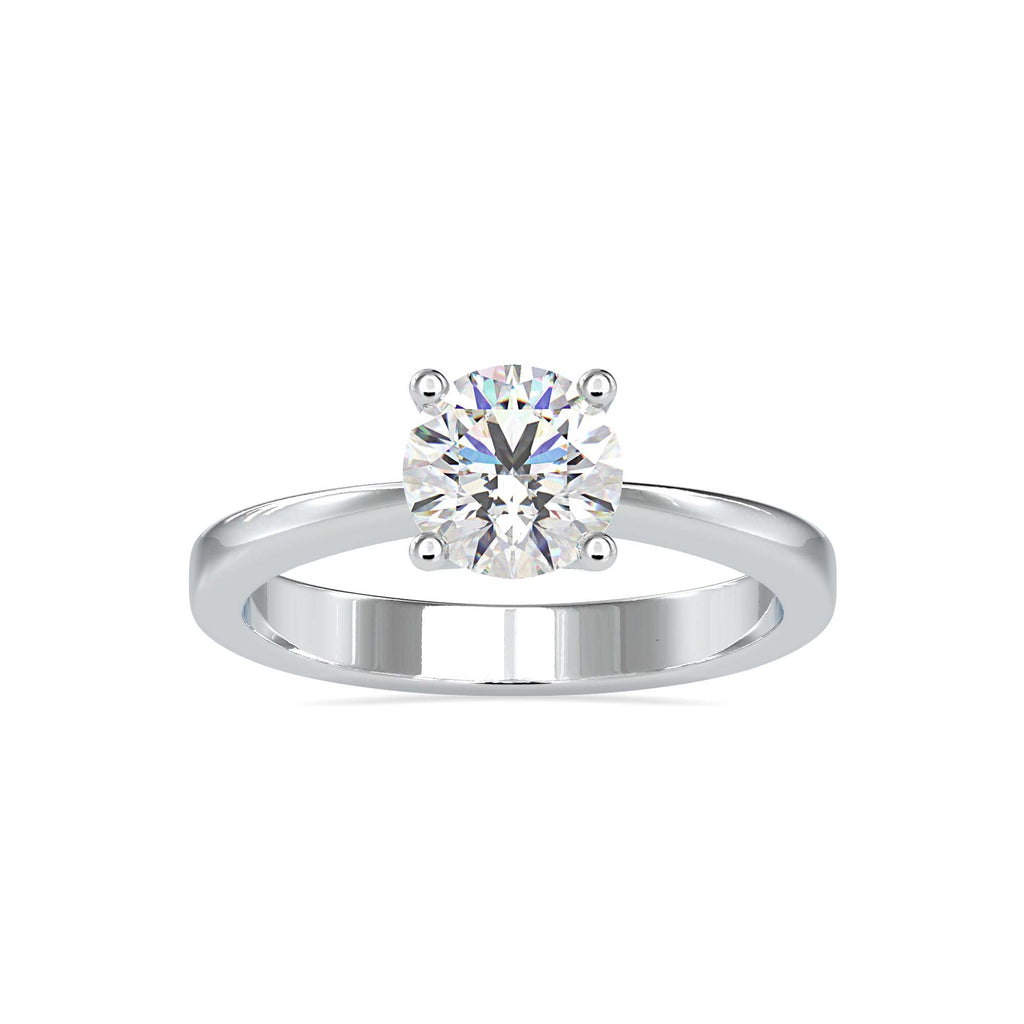 Causeway 1.18ct Round Moissanite Solitaire Ring for women by Cutiefy