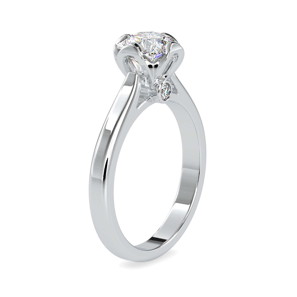 Abby 1.214ct Round Moissanite Solitaire Ring for women by Cutiefy