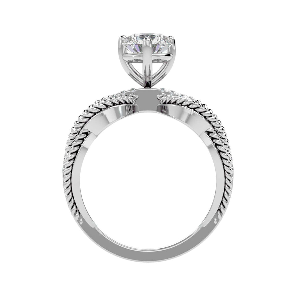Bruni 1.27ct Round Moissanite Engagement Ring for women by Cutiefy