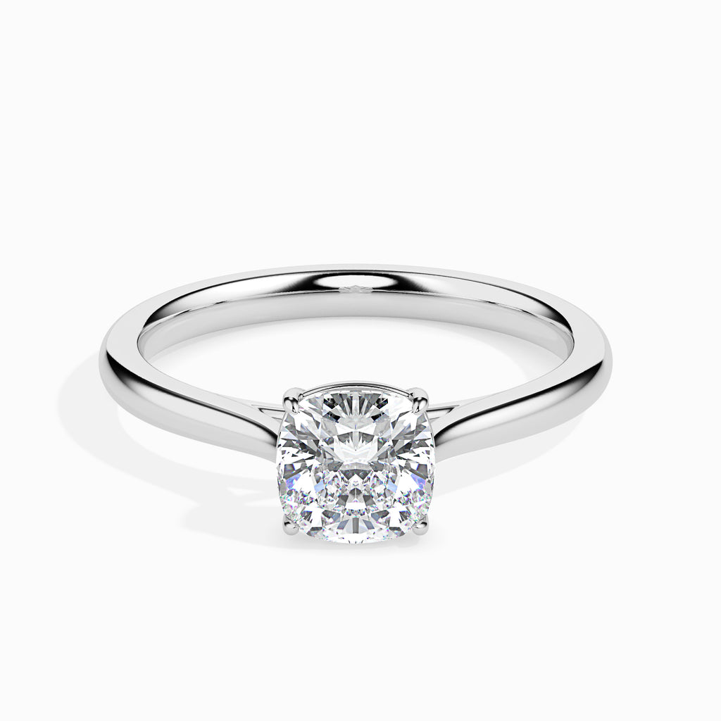 Avana 1ct Cushion Moissanite Solitaire Ring for women by Cutiefy