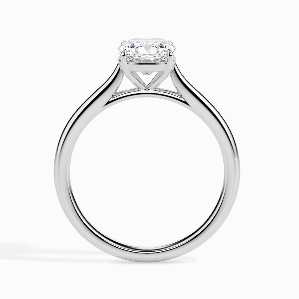 Avana 1ct Cushion Moissanite Solitaire Ring for women by Cutiefy