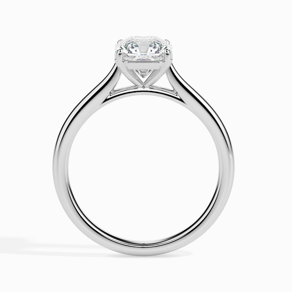 Spiens 0.5ct Radiant Moissanite Solitaire Ring for women by Cutiefy