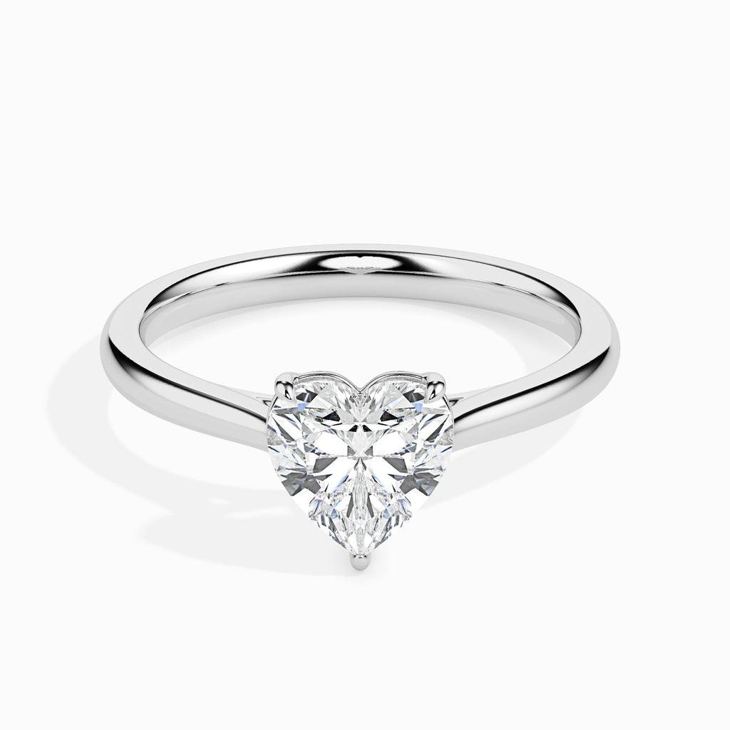 Gianna 1.50ct Heart Moissanite Solitaire Ring for women by Cutiefy