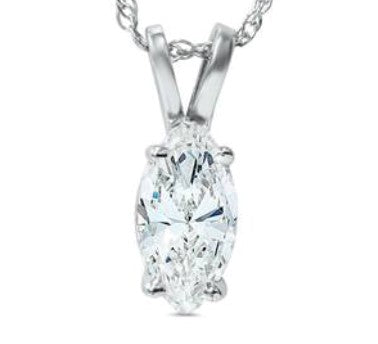 1ct Marquise Solitaire Pendant for women by Cutiefy