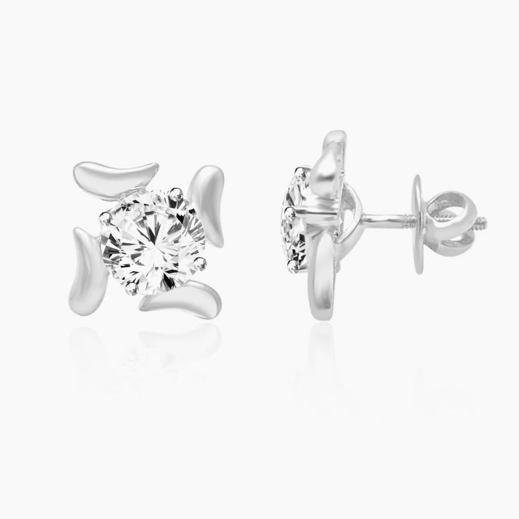 Moissanite designer earrings gift for her by Cutiefy